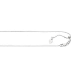 10K Gold 0.68mm Adjustable Box Chain
