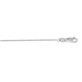 10K Gold 1.1mm Diamond Cut Cable Chain 