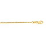 10K Gold 1.4mm Gourmette Chain