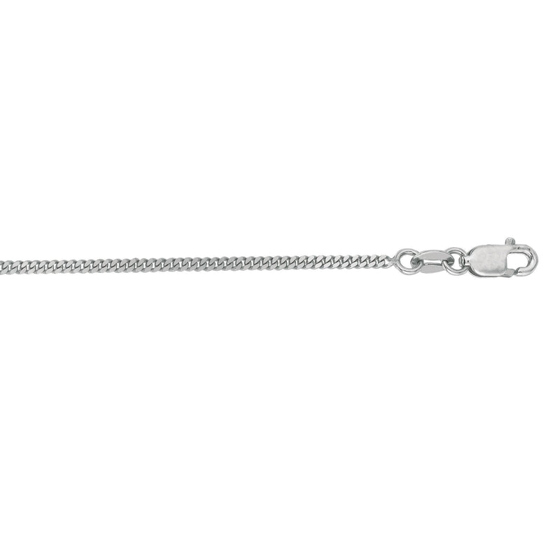 10K Gold 1.4mm Gourmette Chain