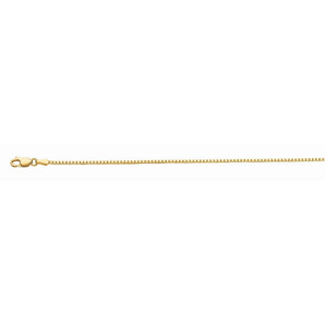 10K Gold 1.2mm Octagonal Box Chain 