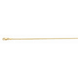 10K Gold 1.2mm Octagonal Box Chain 