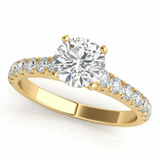 1/2 Cttw 1/2 Way Around Band — Yellow Gold