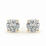 (1/2 Cttw) 1/4 Ct 3pr Wire Ear — Yellow Gold