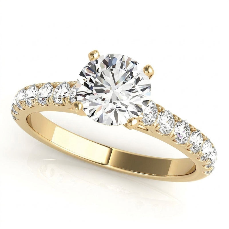 1/3 Cttw 1/2 Way Around Band — Yellow Gold