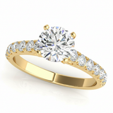 1 Cttw 1/2 Way Around Band — Yellow Gold