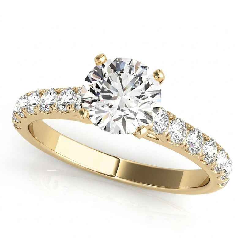 1 Cttw 1/2 Way Around Band — Yellow Gold