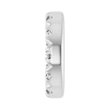 1/10 ct tw Round Lab Grown Diamond Stud Earrings in 14K White Gol... - view 3