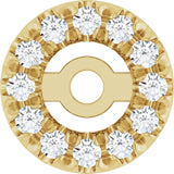 The Jura — Diamond Earrings - Yellow