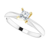 The Reeve — Round Solitaire Engagement Ring - view 5