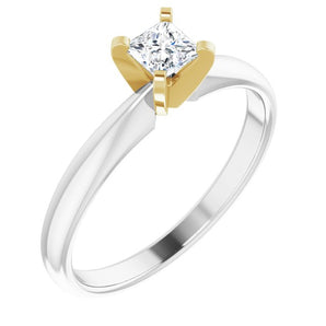 The Reeve — Round Solitaire Engagement Ring - view 1