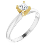 The Reeve — Round Solitaire Engagement Ring - view 1