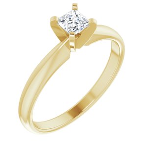 The Reeve — Round Solitaire Engagement Ring — Yellow Gold
