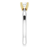 The Reeve — Round Solitaire Engagement Ring - view 4