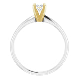 The Reeve — Round Solitaire Engagement Ring - view 2