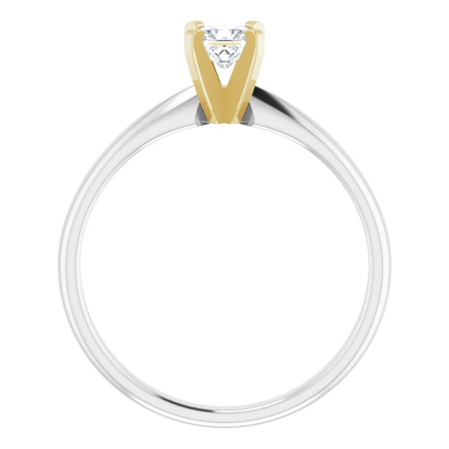 The Reeve — Round Solitaire Engagement Ring - view 2