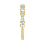 5/8 ct tw Diamond Lab Grown Anniversary Band in 14K White Gold... - view 4