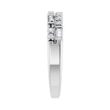 1/3 ct tw Diamond Lab Grown Anniversary Band in 14K White Gold... - view 4