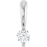 The Cassian — Round Solitaire Pendant