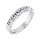 1/3 ct tw Diamond Lab Grown Anniversary Band in 14K White Gold...