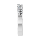 1/3 ct tw Diamond Lab Grown Anniversary Band in 14K White Gold... - view 4