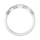 1/3 ct tw Diamond Lab Grown Anniversary Band in 14K White Gold... - view 2