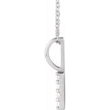 7 ct tw Solitaire Lab Grown Diamond Necklace in 14K White Gold (1... - view 2