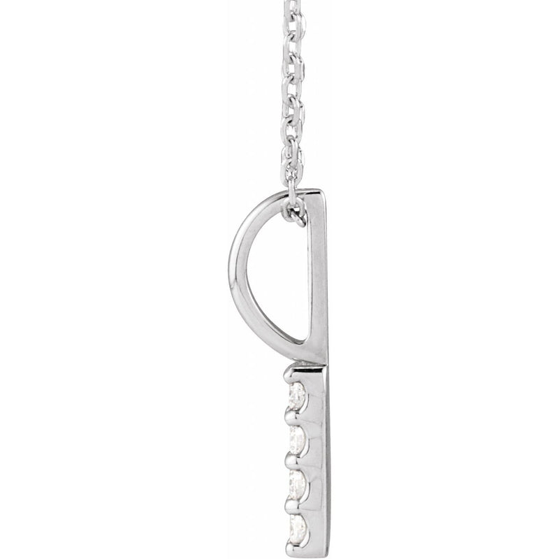 7 ct tw Solitaire Lab Grown Diamond Necklace in 14K White Gold (1... - view 2