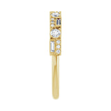3/8 ct tw Diamond Lab Grown Anniversary Band in 14K White Gold... - view 4