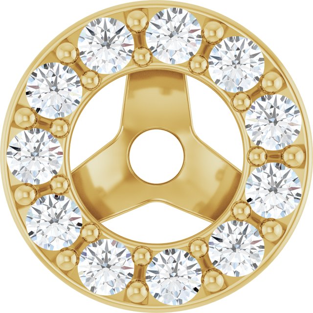 The Valeria — Halo Earrings - Yellow