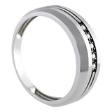 Gents Ring Channel Bands - alt view