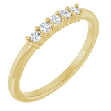 The Dariel — Diamond Anniversary Band - Yellow