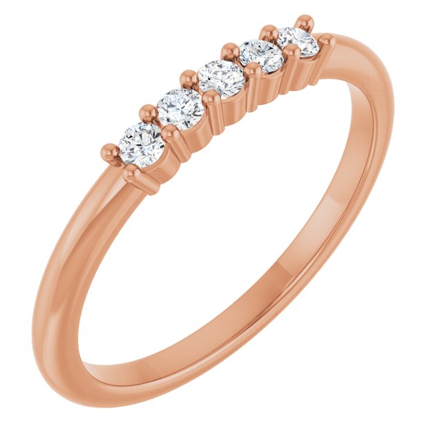 The Dariel — Diamond Anniversary Band - Rose