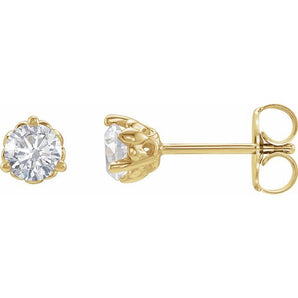 The Orsolina — Diamond Earrings - Yellow