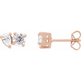 The Cove — Pear Stud Earrings - Yellow