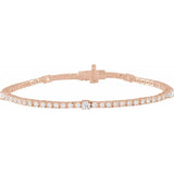 The Tavi — Line Diamond Bracelet - Yellow