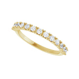 1/3 ct tw Diamond Lab Grown Anniversary Band in 14K White Gold... - view 5