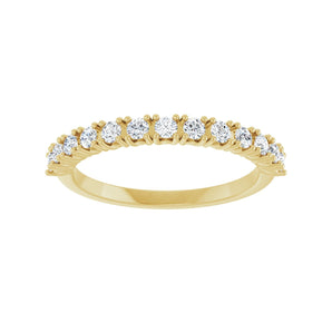 1/3 ct tw Diamond Lab Grown Anniversary Band in 14K White Gold... - view 3