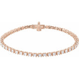 The Zeno — Line Diamond Bracelet - Yellow