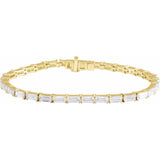 The Inka — Line Diamond Bracelet - Yellow