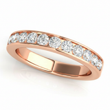 3/4 ctw 11 Stone Channel Bd — Rose Gold