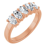 The Hira — Five-Stone Anniversary Band - Rose