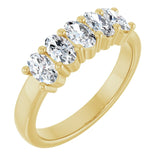 The Hira — Five-Stone Anniversary Band - Yellow