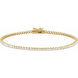 The Uvite — Line Diamond Bracelet - Yellow