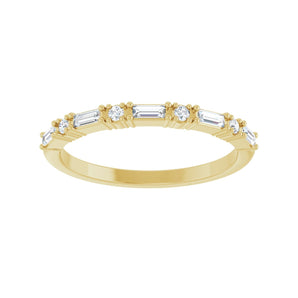 1/3 ct tw Diamond Lab Grown Anniversary Band in 14K White Gold... - view 3