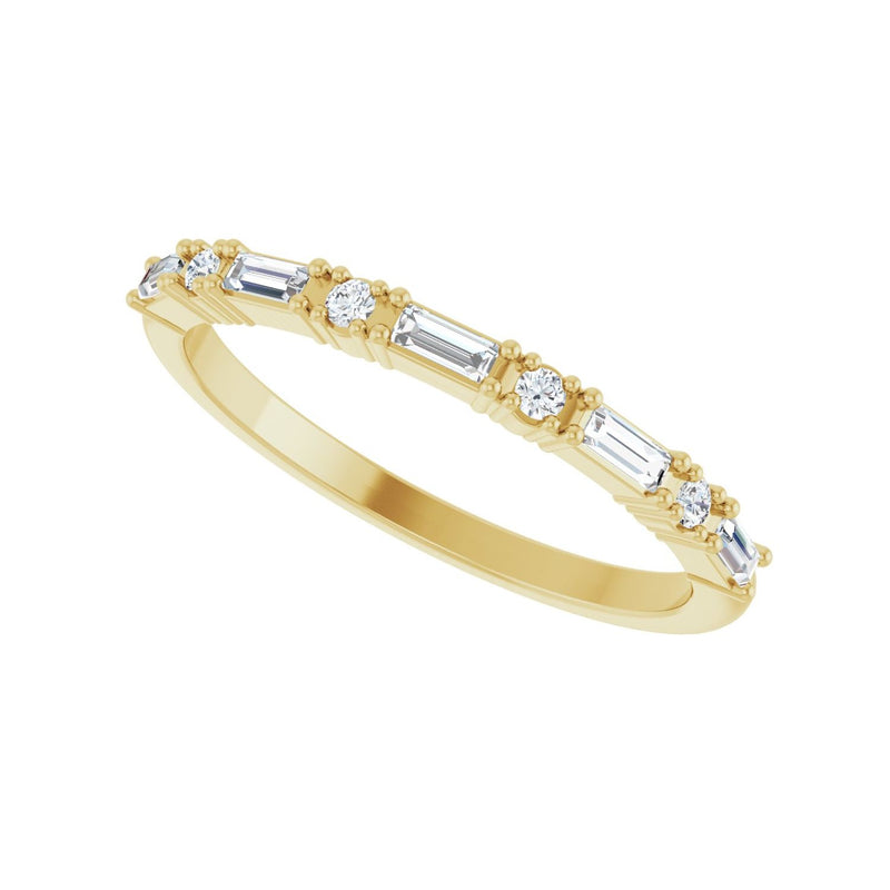 1/3 ct tw Diamond Lab Grown Anniversary Band in 14K White Gold... - view 5
