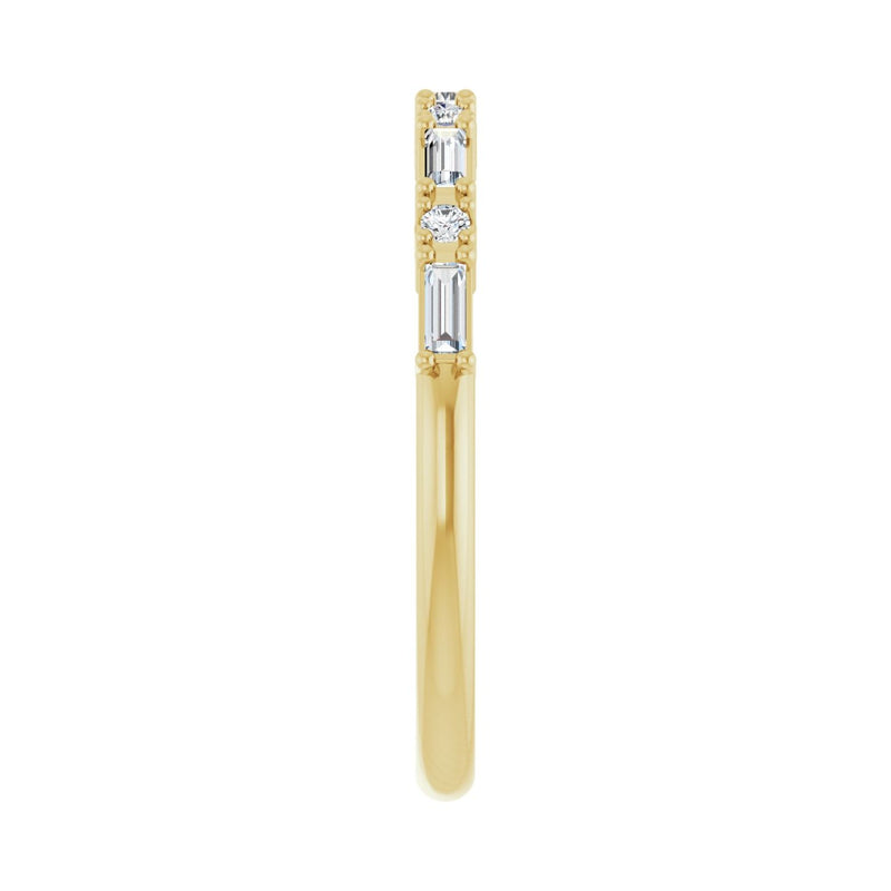 1/3 ct tw Diamond Lab Grown Anniversary Band in 14K White Gold... - view 4