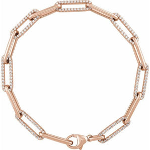 The Beaux — Accented Diamond Bracelet - Yellow