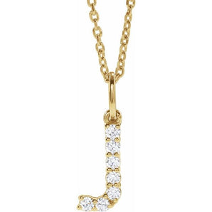 The Quartz — Diamond Necklace - Yellow