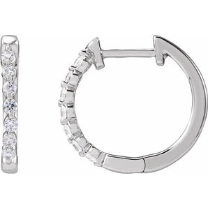 The Eridanus — Round Hoop Earrings - Rose